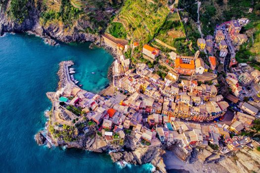 Solve Drone Photos 2016 Vernazza Cinque Terre Italy Jigsaw Puzzle Online With 117 Pieces