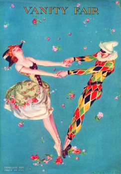 Solve Vanity Fair, Feb 1914, cover by Frank Xavier Leyendecker