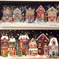 Snowy Village Streets 2 (9 - 81 Pieces)