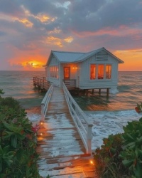 House on the water   (the number of pieces can be changed from 12 to 396)