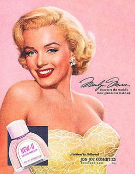 Vintage ad w/ Marilyn Monroe