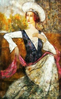Lady in Beautful Dress Attire ~  Ludmila Curilova (Active in Canada and internationally...)
