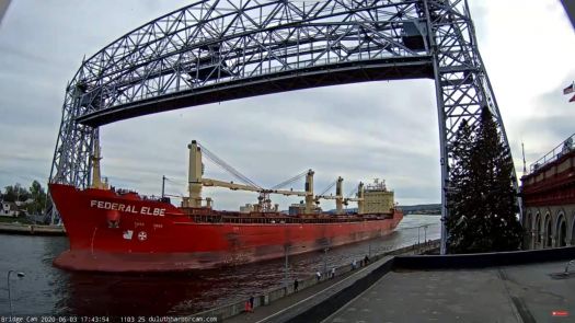 Federal Elbe - Ocean-Going Freighter - Duluth, MN (2020-06-03)