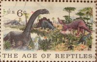 The Age Of Reptiles U. S. Postal Service ~ Stamps