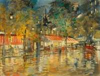 Konstantin Korovin, Midnight in Paris