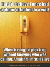 phone on the wall