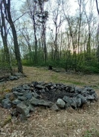 Homemade fire pit