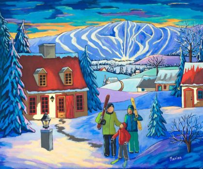 'Winter Twilight' by Louise Marion