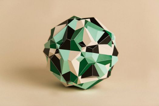 Compound of 4 Dodecahedra  4 |A4xI / C3xI  u=23.431