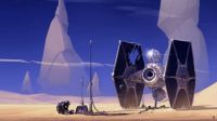 Damaged TIE Fighter