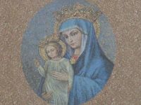 Blessed Mother Mosaic - Rome