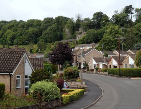 Yokecliffe Drive, Wirksworth, Derbyshire.  Photo by Andrew Hill