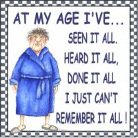 Tough getting old