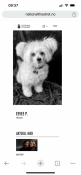 Eevee P. has recently been acting in "Little Eyolf" at the National Theatre of Norway