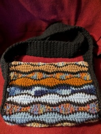 Back of the purse I made for a friend