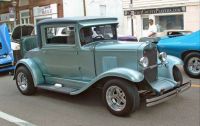 Ice blue with rumble seat