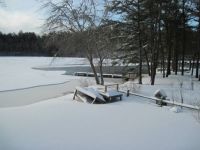 Winter By Frozen Lake