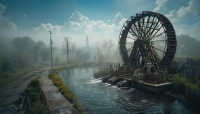 Abandoned Waterwheel