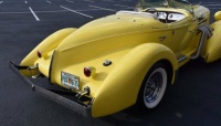 1936 Auburn Boat Tail Speedster Yellow 5.3L Vortec V8 engine 4L60E trans rear kit car