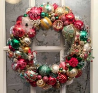 Vintage Christmas Wreath