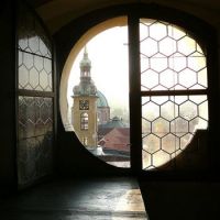 Prague-St Charles University window