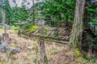Remnants of early Pender Island