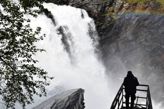 Schwedens höchster Wasserfall 08/2018