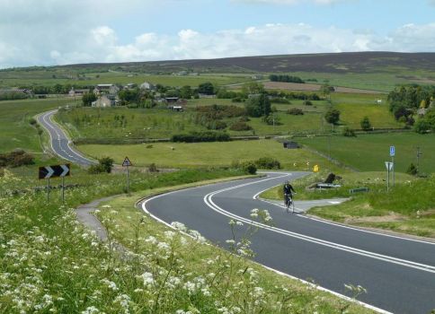 Road to moors, Derbyshire