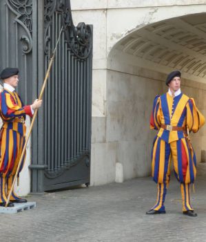 The Swiss Guard at the Vatican