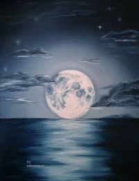 The Moon That Soothed The Siren ~ MELANIEJOY - difficult