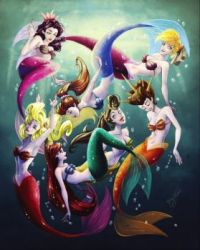Ariel and her sisters
