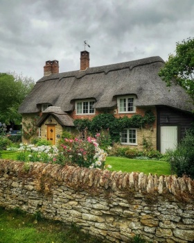 Little village of Great Haseley, Oxfordshire, UK