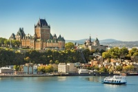 Fairmont Le Château Frontenac, a historic hotel located in Quebec City, Quebec, Canada.