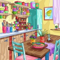 A CHEERFUL KITCHEN