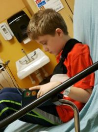 Joey In The Hospital.
