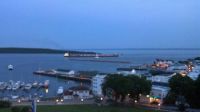 Freighter at Mackinac