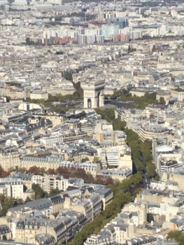 Arco del Triunfo - Vista desde la Torre Eiffel