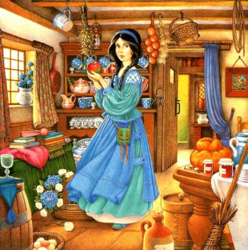 Solve Snow White jigsaw puzzle online with 400 pieces
