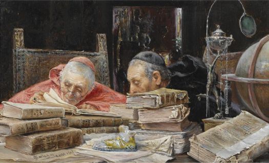 José Gallegos y Arnosa (Spanish, 1859–1917), In the Library (1902)
