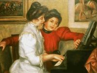 Renoir: Yvonne and Christine Lerolle Playing the Piano