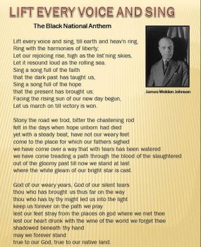 Lift Every Voice and Sing - The Black National Anthem