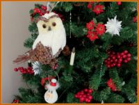 Found this adorable little owl.....now it has a home on the Christmas tree