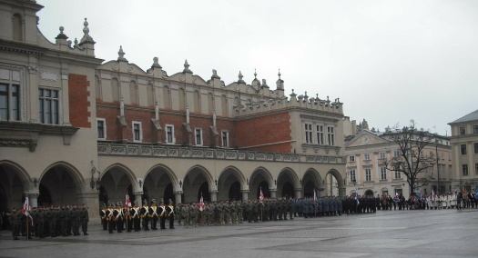 Parade on the Main Square, Krakow (March 2014)