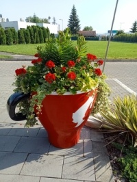 "A cup of flowers"