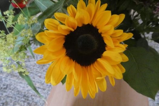 Sunflower in a bouquet