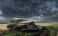 Abandoned car