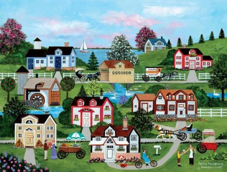 Solve "Spring Has Sprung"-Jane Wooster Scott-weekly theme jigsaw puzzle ...