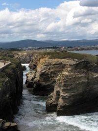 Playa de las Catedrales, Province Lugo, Spain. Sept. 2014