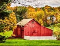 Red Barn/White Picket Fence