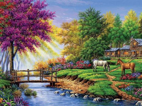 Jigsaw Puzzle | Beautiful, peaceful scene.... | 63 pieces | Jigidi